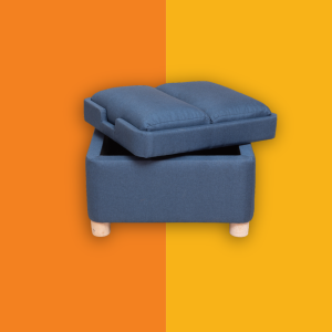 Footstool with storage