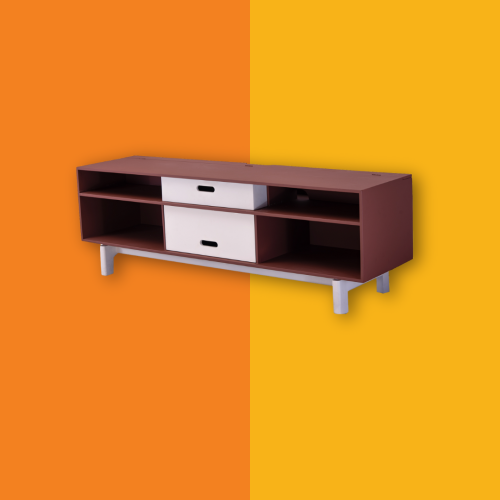 Wazi TV Stand (Earthy Brown)