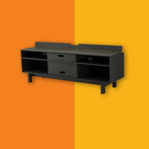 Wazi TV Stand (Stone Grey)